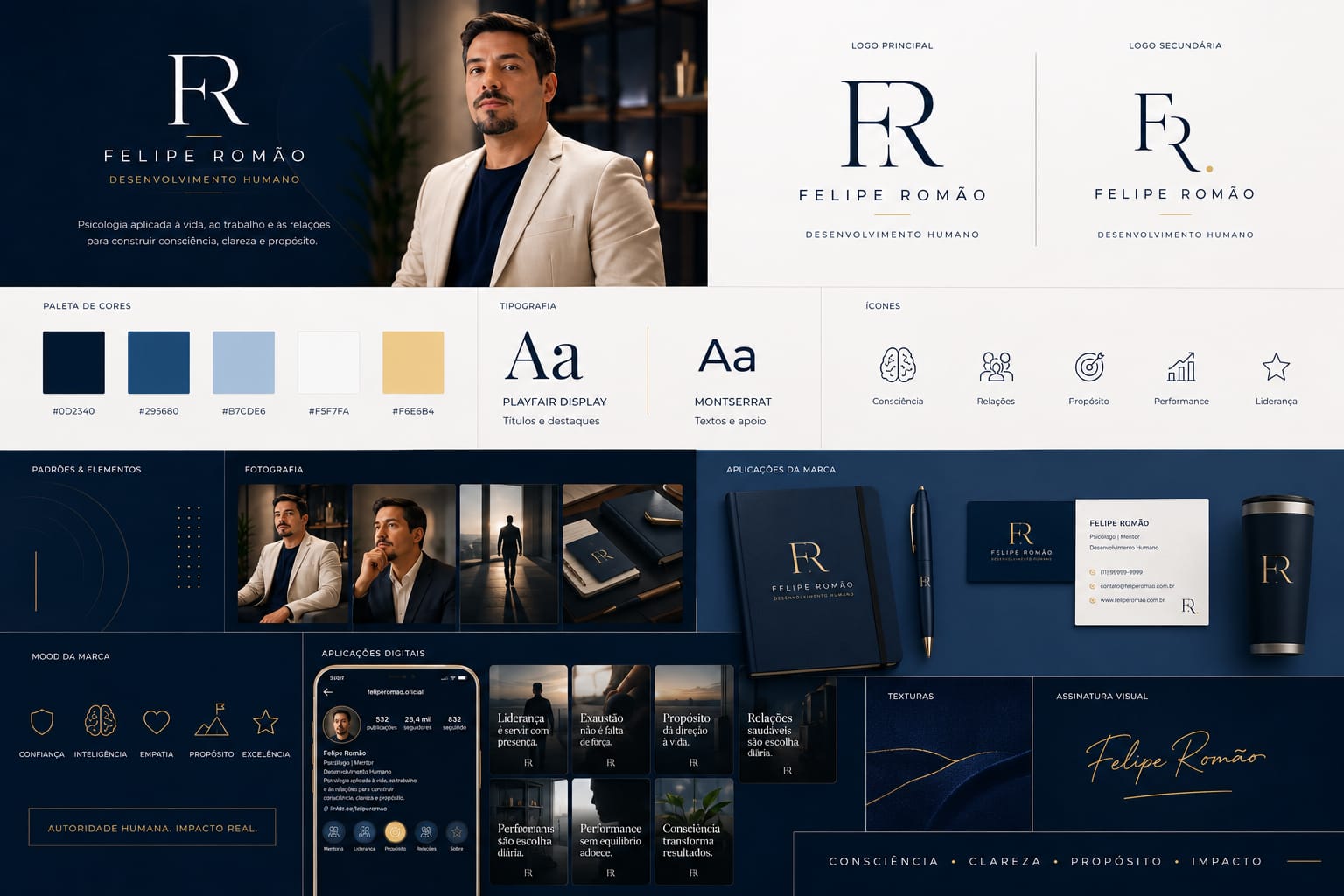 Rebranding de marca pessoal — identidade visual